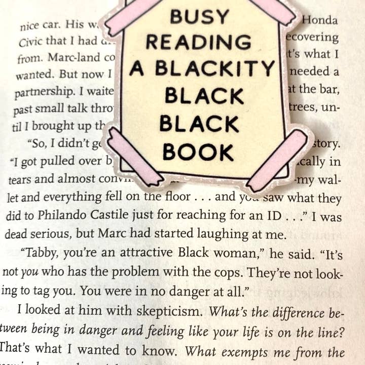 Blackity Sort Sort Magnetisk Bogmærke for engroshandel hos Diamonds Anjell