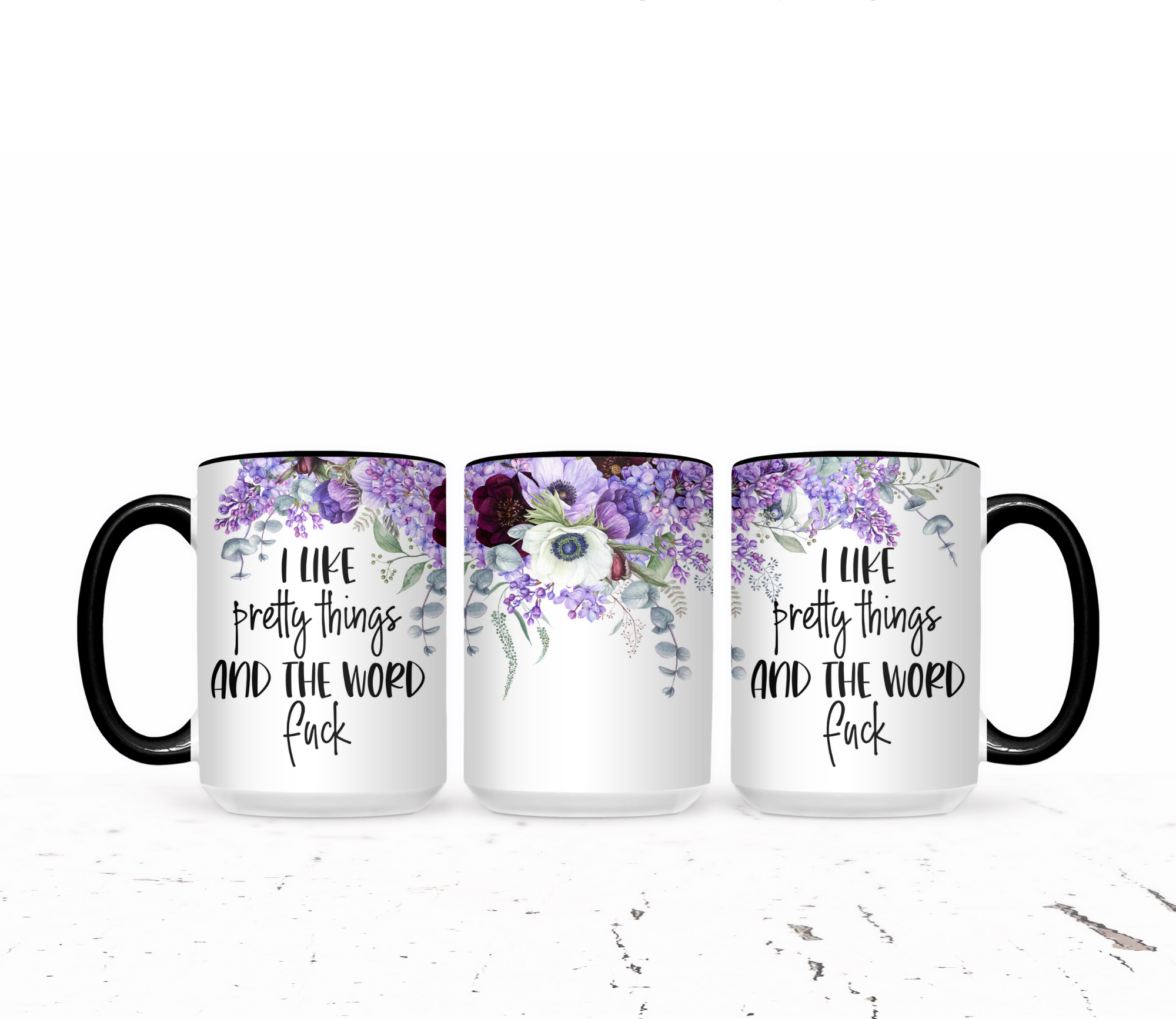 The Pretty Things - Wholesale Coffee Mug - I Like Pretty Things And The Word Fuck1