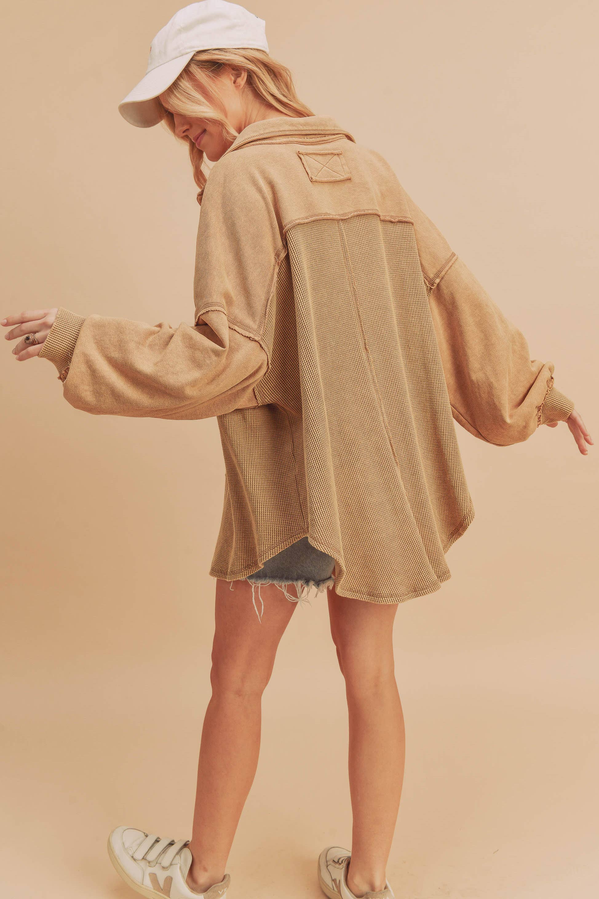 AEMI + CO - Wholesale Shirt Jacket/Shacket - Women's - 576BK Judie Jacket 526