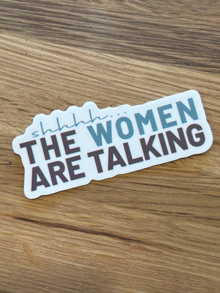 Women are Talking sticker for wholesale by NW Accent