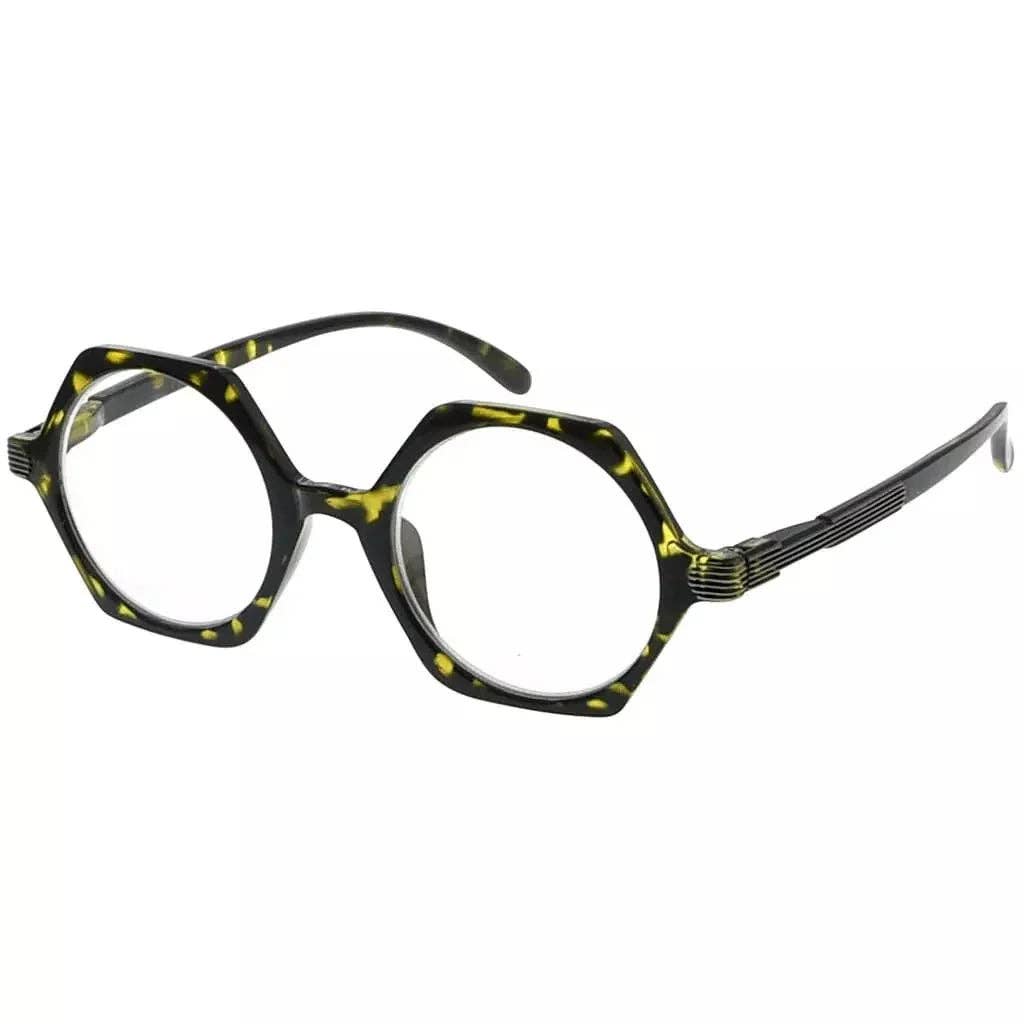 SPARE-SPECS, LLC - Wholesale Eyeglasses - Women's - Small Vintage Polygon Reading Glasses Classic Geometric Readers R20096