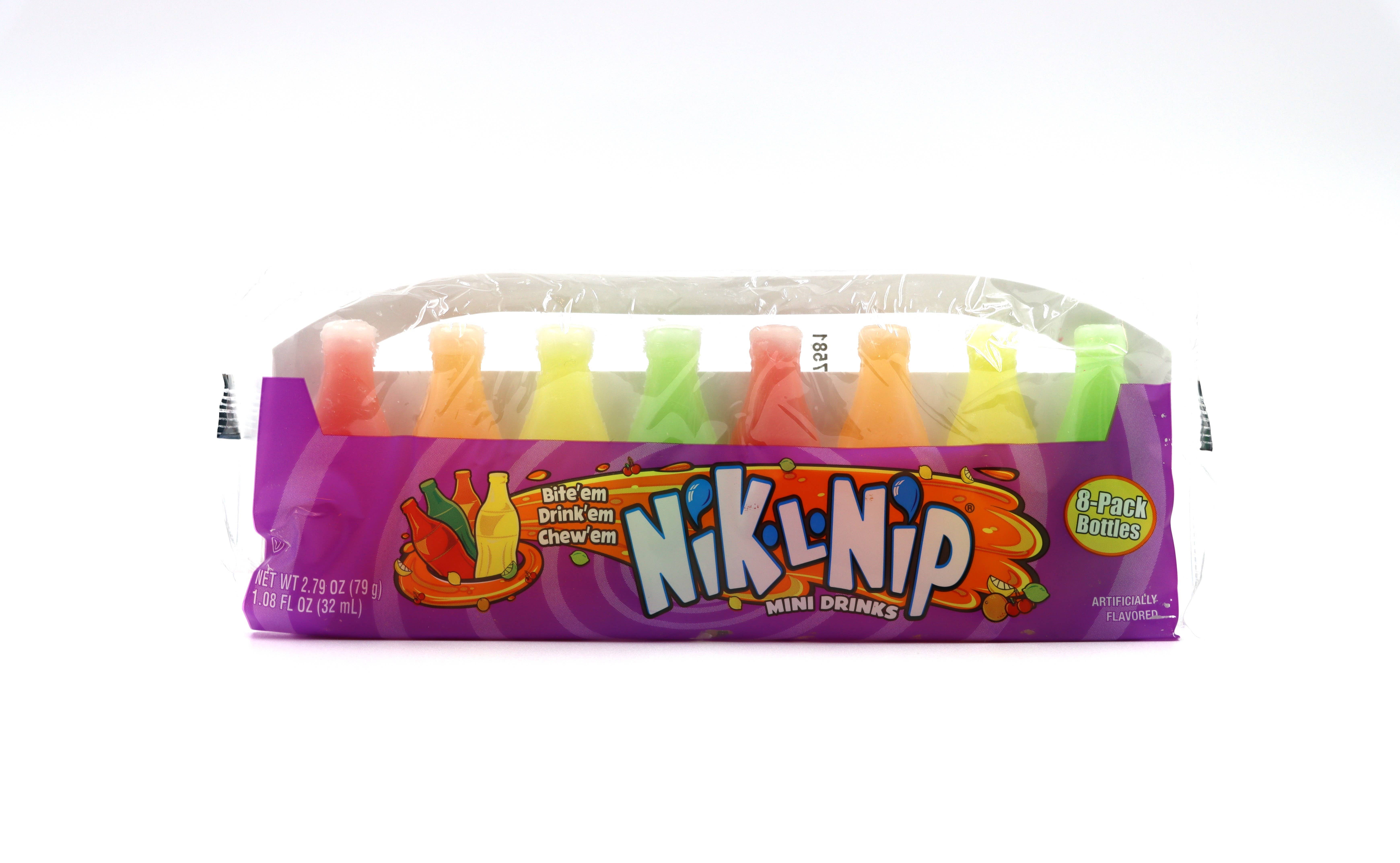 Grandpa Joe's Candy Shop - Wholesale Gummy - Nik-L-Nips Original Wax Bottles (8-Pack), 12ct3