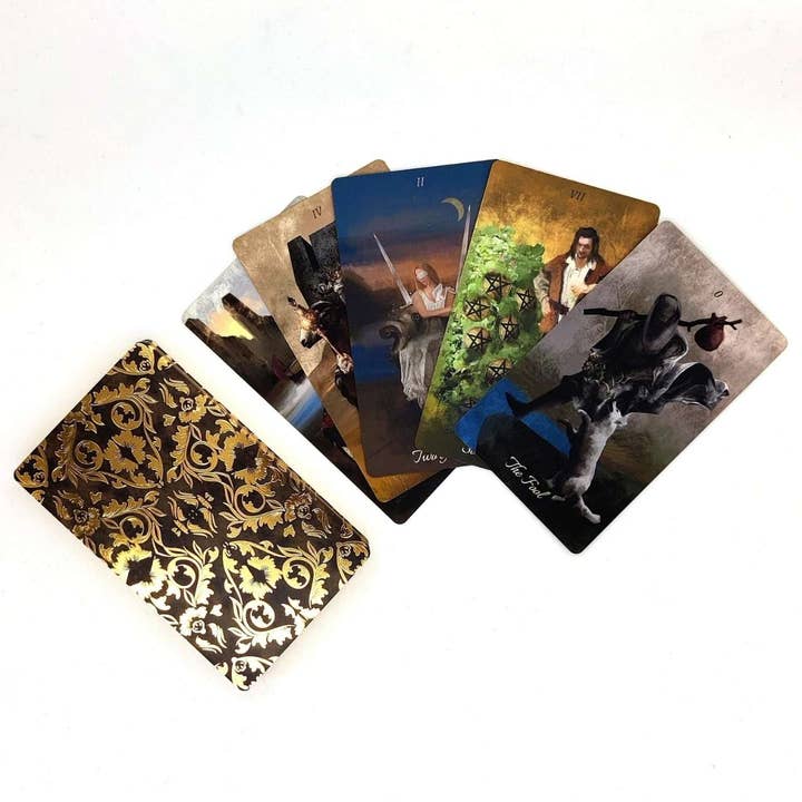LA MUCI DESIGN - Wholesale Tarot Cards - Gold Foil Tarot Deck – Luxury Gilded Baroque Tarot Cards