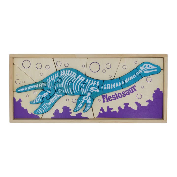 BeginAgain - Wholesale Puzzle - Kids - Dino Skeleton Puzzles - Double Sided Dinosaur Fun4
