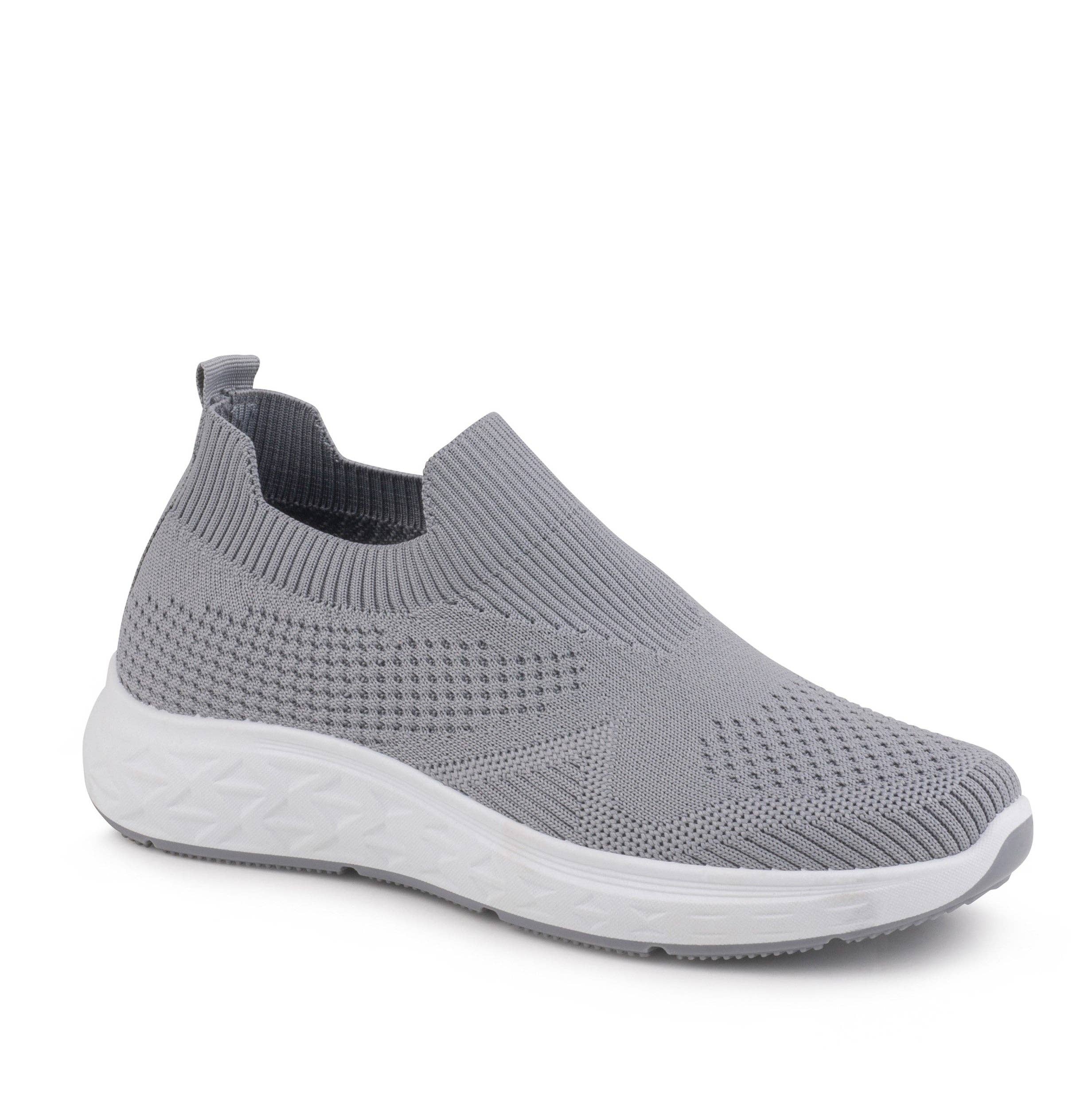 BeShoes Distribuição - Vendita all'ingrosso Sneakers senza lacci - Donna - Sneaker da donna Cunha Grey Beshoes-2151JB92C0