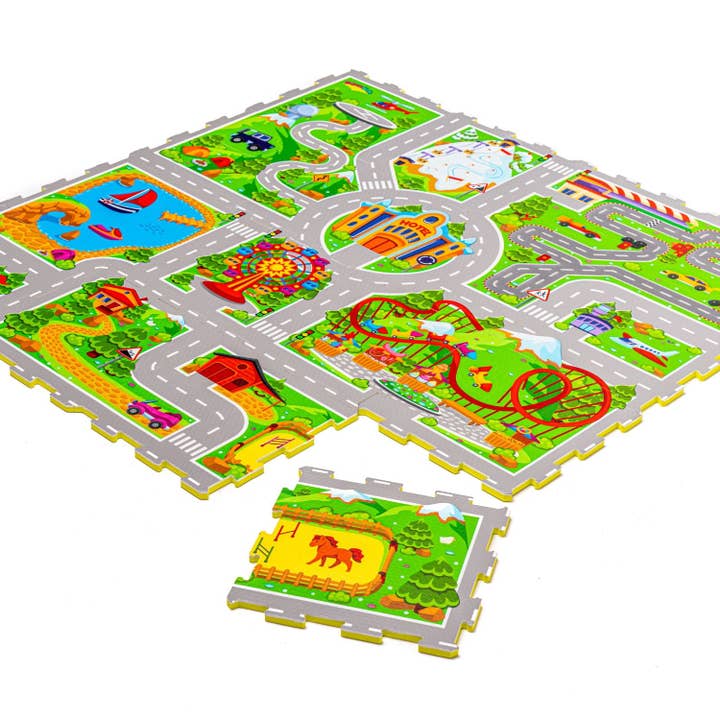 HM Hamburg Merchants GmbH – wholesale Play mat – Kids & baby – Hakuna Matte Foam Play Mat «Vacation» 1.2 x 1.2 m3