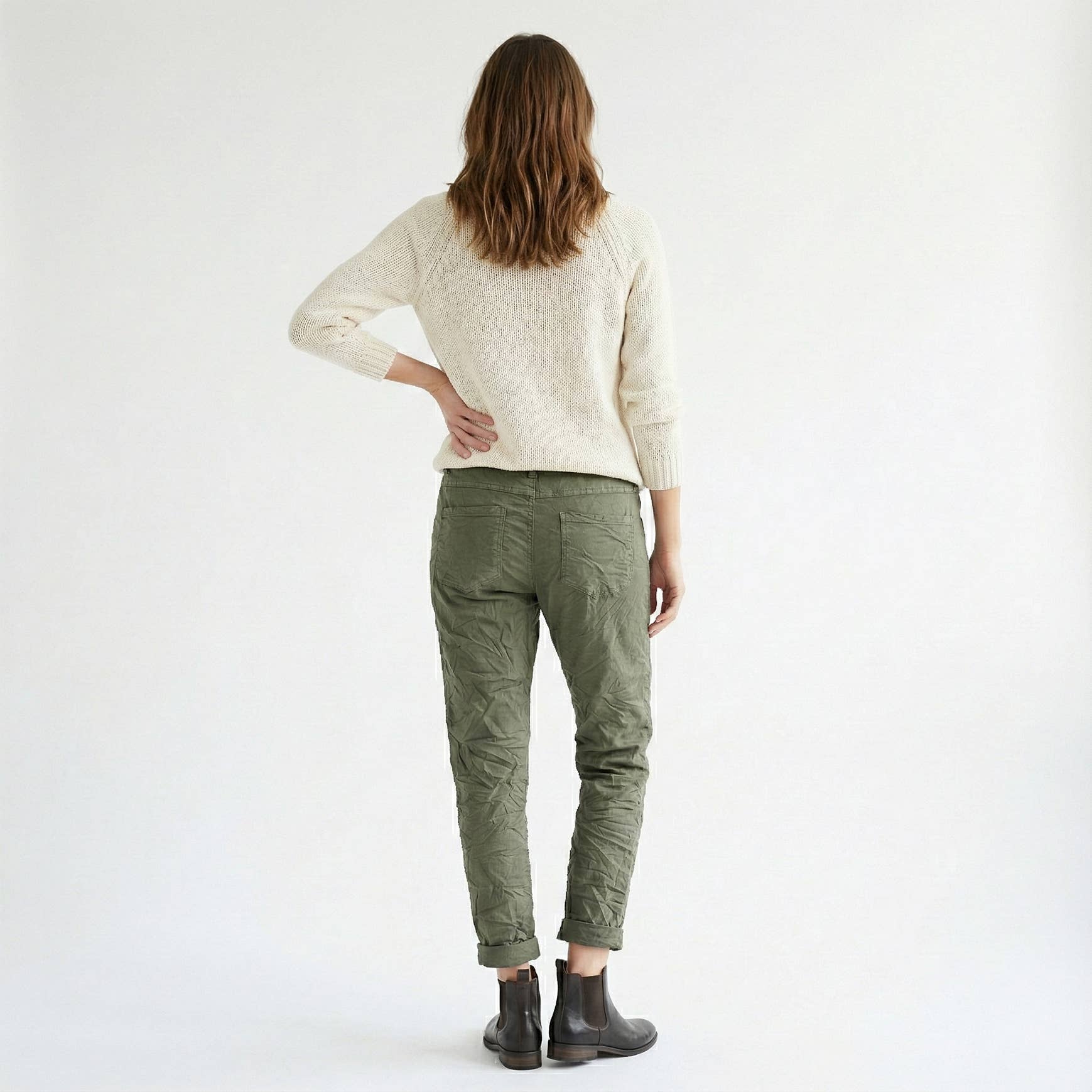 L'Emotion - Wholesale Pants - Women's - Stretch Viscose Drawstring Jegging Pants14