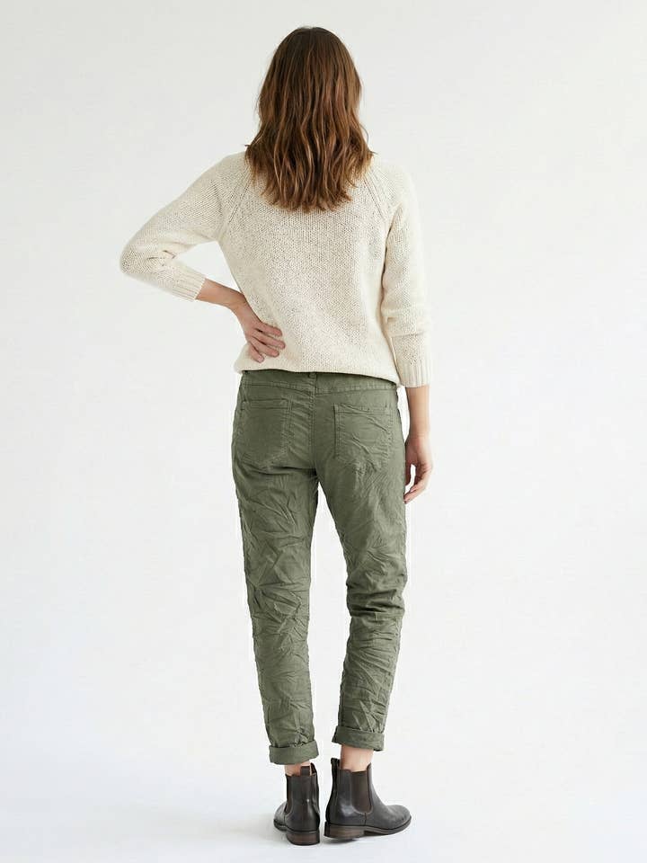 L'Emotion - Wholesale Pants - Women's - Stretch Viscose Drawstring Jegging Pants14