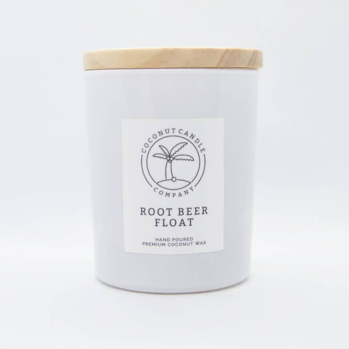 Root Beer Float for wholesale by Coconut Candle Company