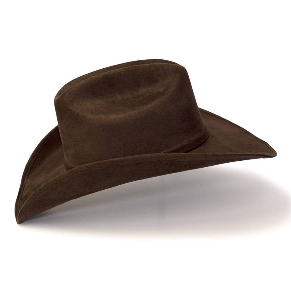 Western Express - Wholesale Cowboy hat – Unisex - Brown Western Cattleman Hat with Horse Head Accent on Band4