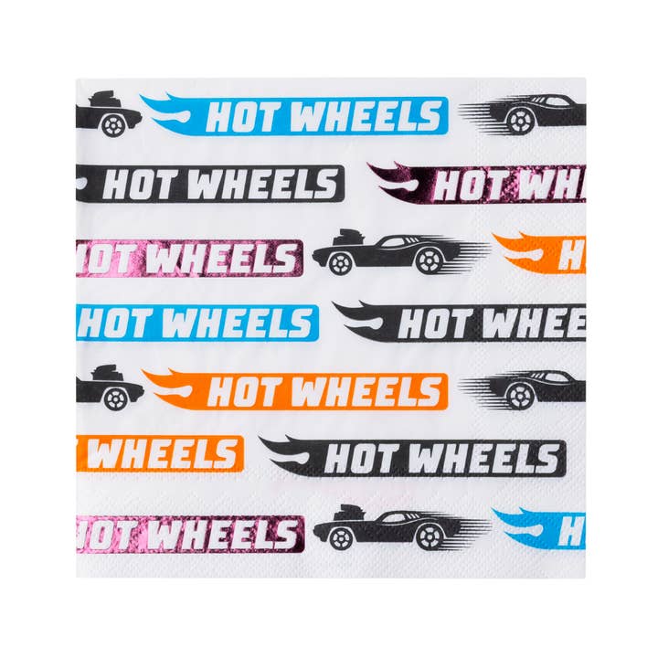 HOT WHEELS™ FLERFÄRGADE RACERBIL STORA SERVETTER för wholesale av Bonjour Fête