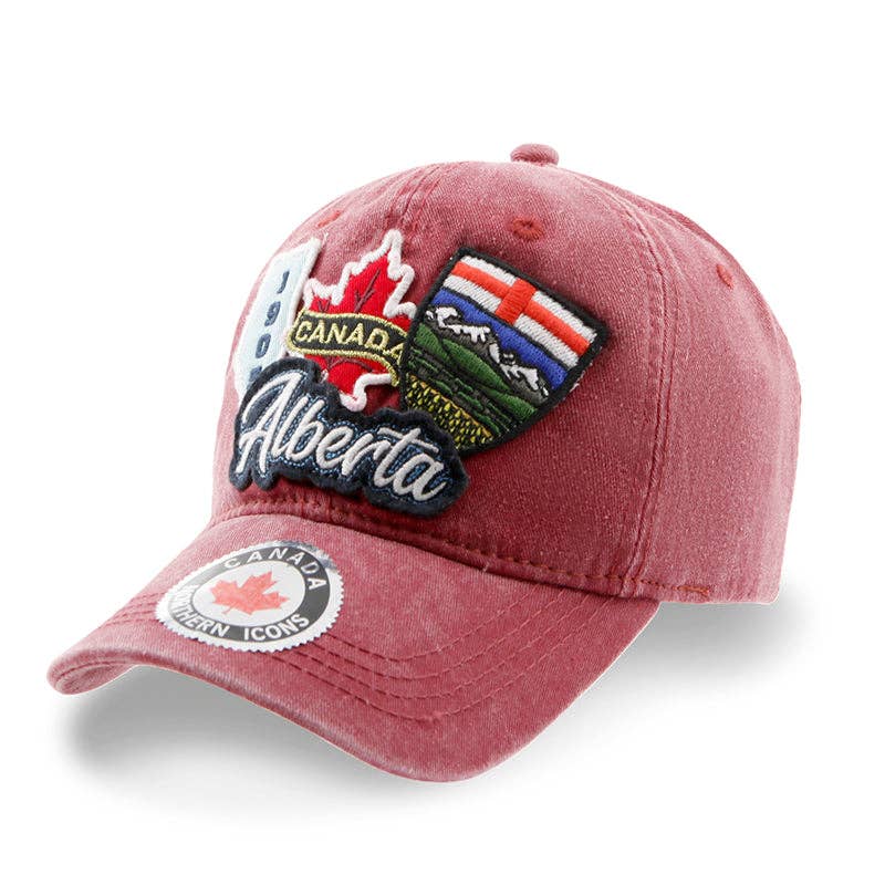 Northern Icons Canada - Wholesale Baseball Cap - Unisex - Alberta Patch Embroidery Province Cap0