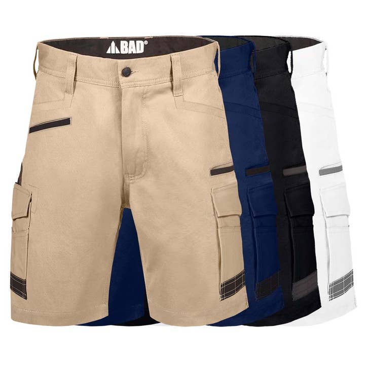 BAD WORKWEAR - Wholesale Shorts – Men's - BAD ATTITUDE™ SLIM FIT WORK SHORTS