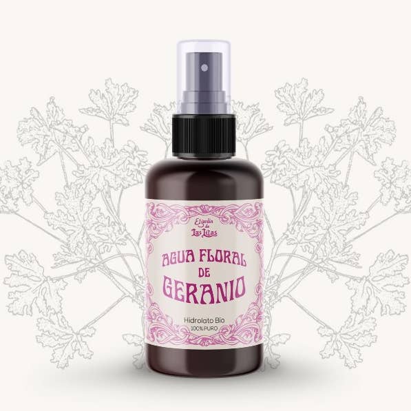 Geranienblütenwasser / Hydrolat für den Großhandel von El Jardín De Las Lilas