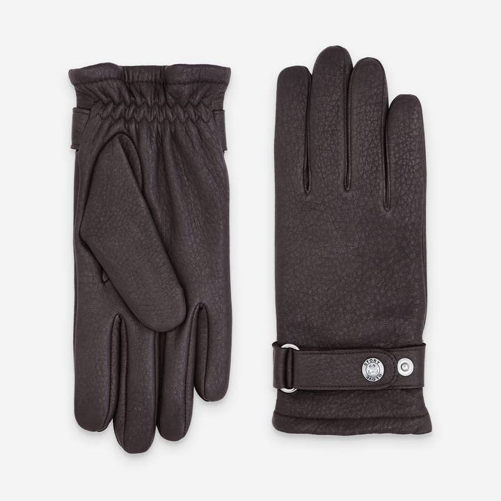 Gants cuir cerf-100% laine-22046TR pour la vente par Glove Story