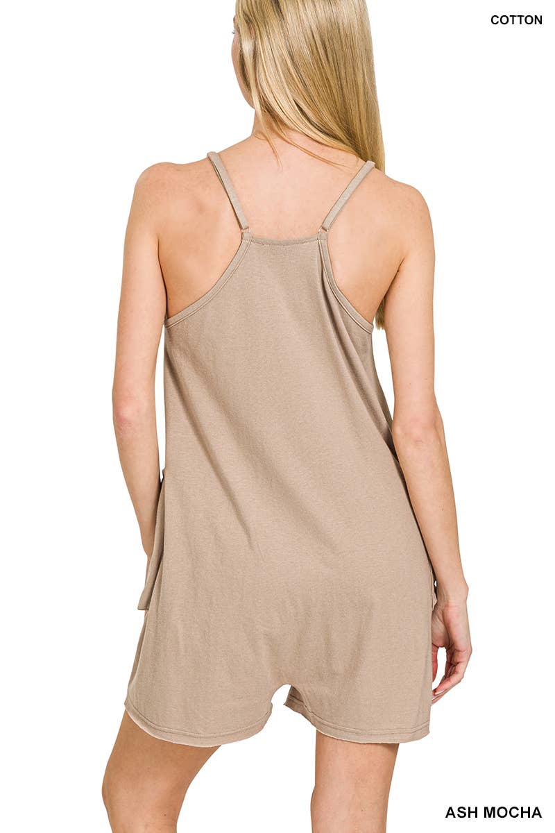 42POPS - Wholesale Romper - Women's - `.Spaghetti Strap Pocketed Romper w/ Pockets2