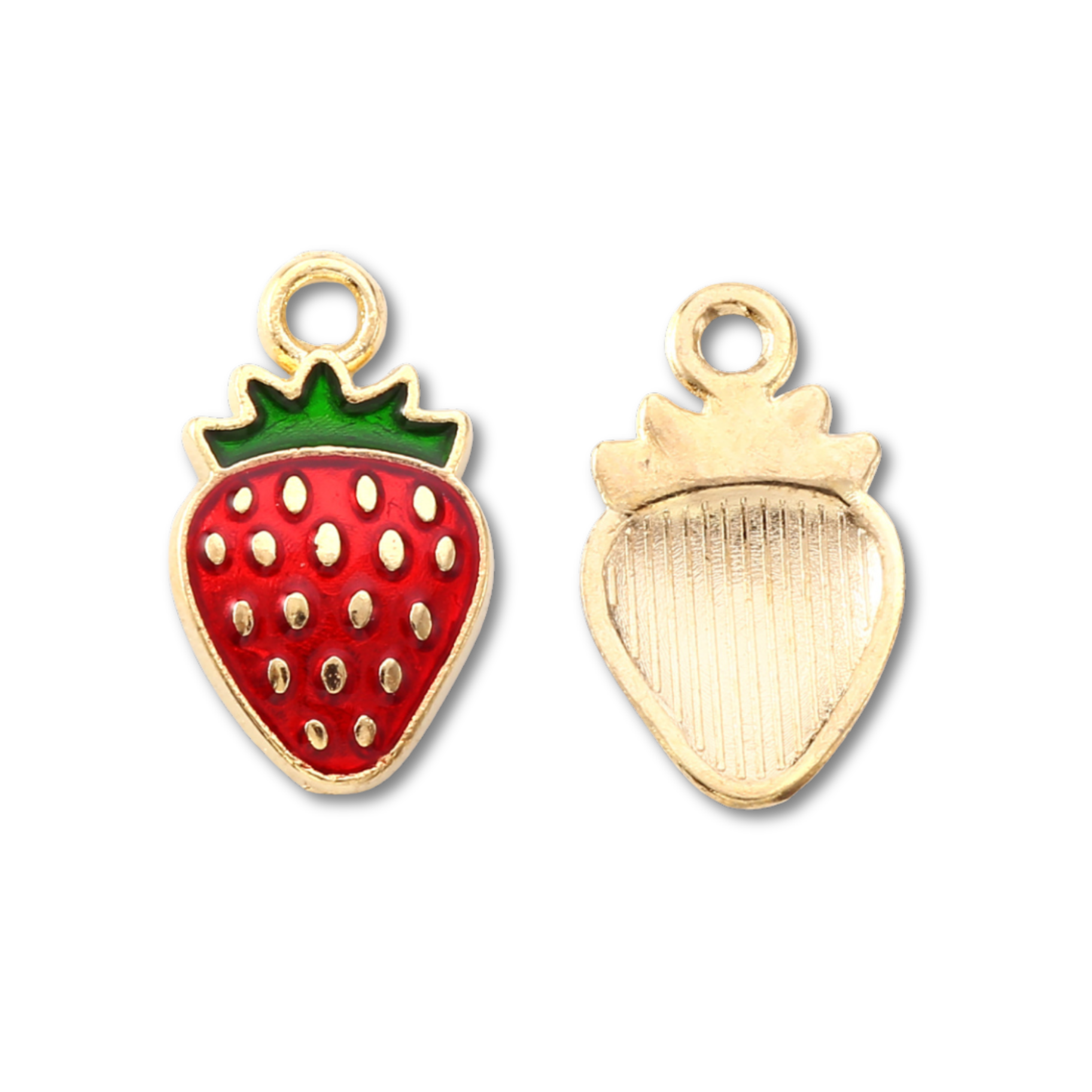 Love, Paige Designs - Wholesale Individual Charm/Pendant - Strawberry Red Gold Charm1
