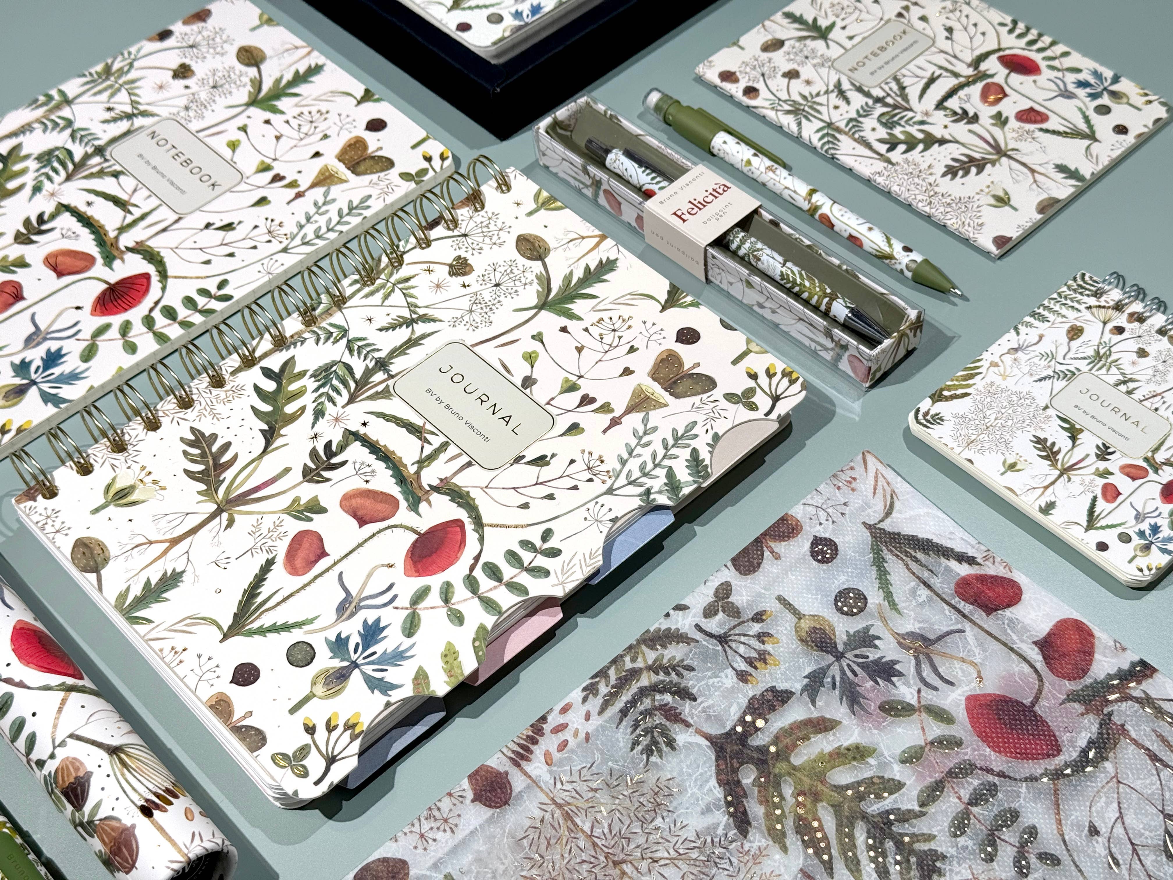 BV by Bruno Visconti - Wholesale Journal/Diary - Art Journal A5 - Greens and Flowers15