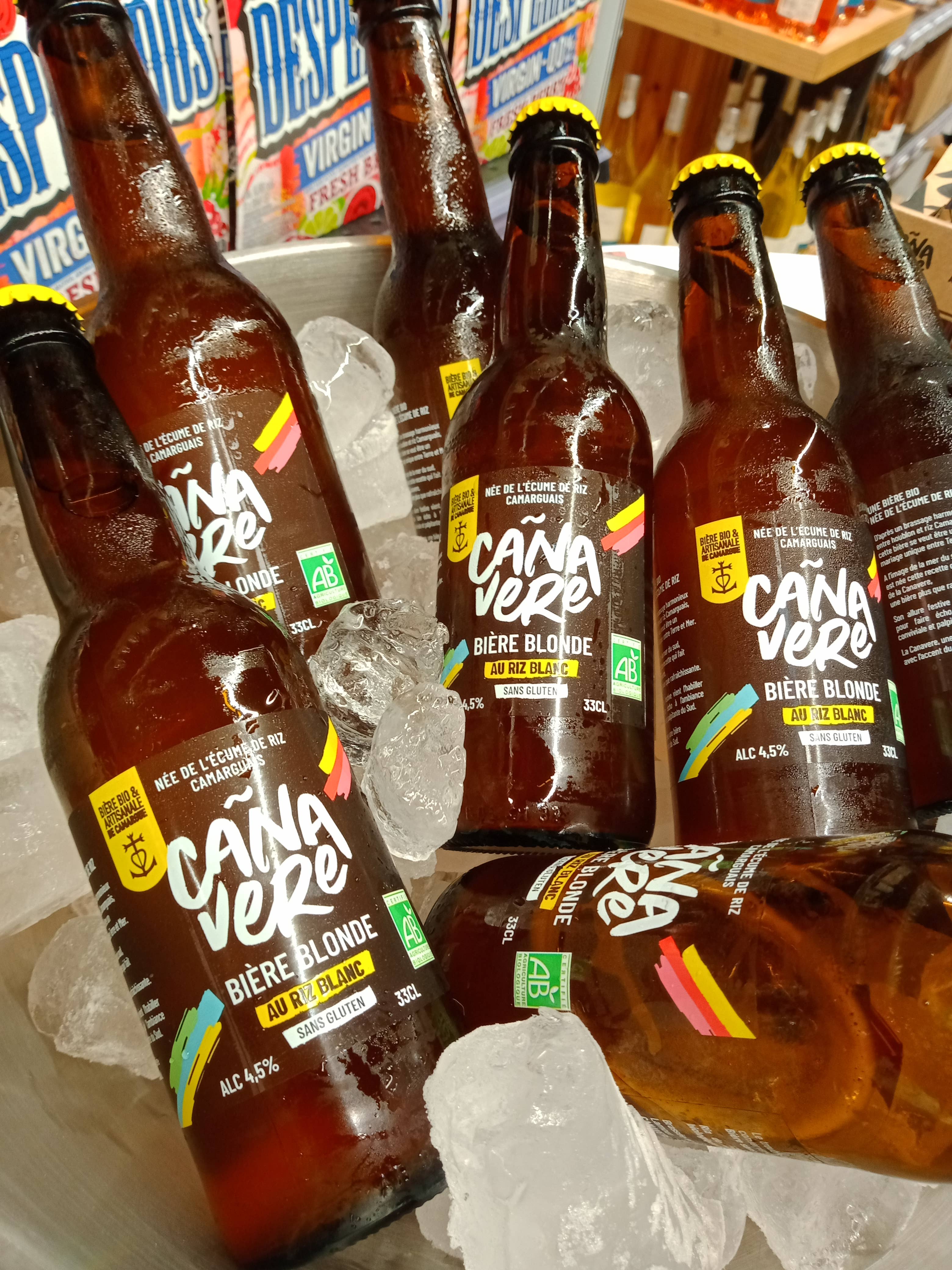 CANAVERE - Wholesale Non-Alcoholic Beer - GLUTEN-FREE ORGANIC BEER WITH CAMARGUE IGP WHITE RICE 33 CL3