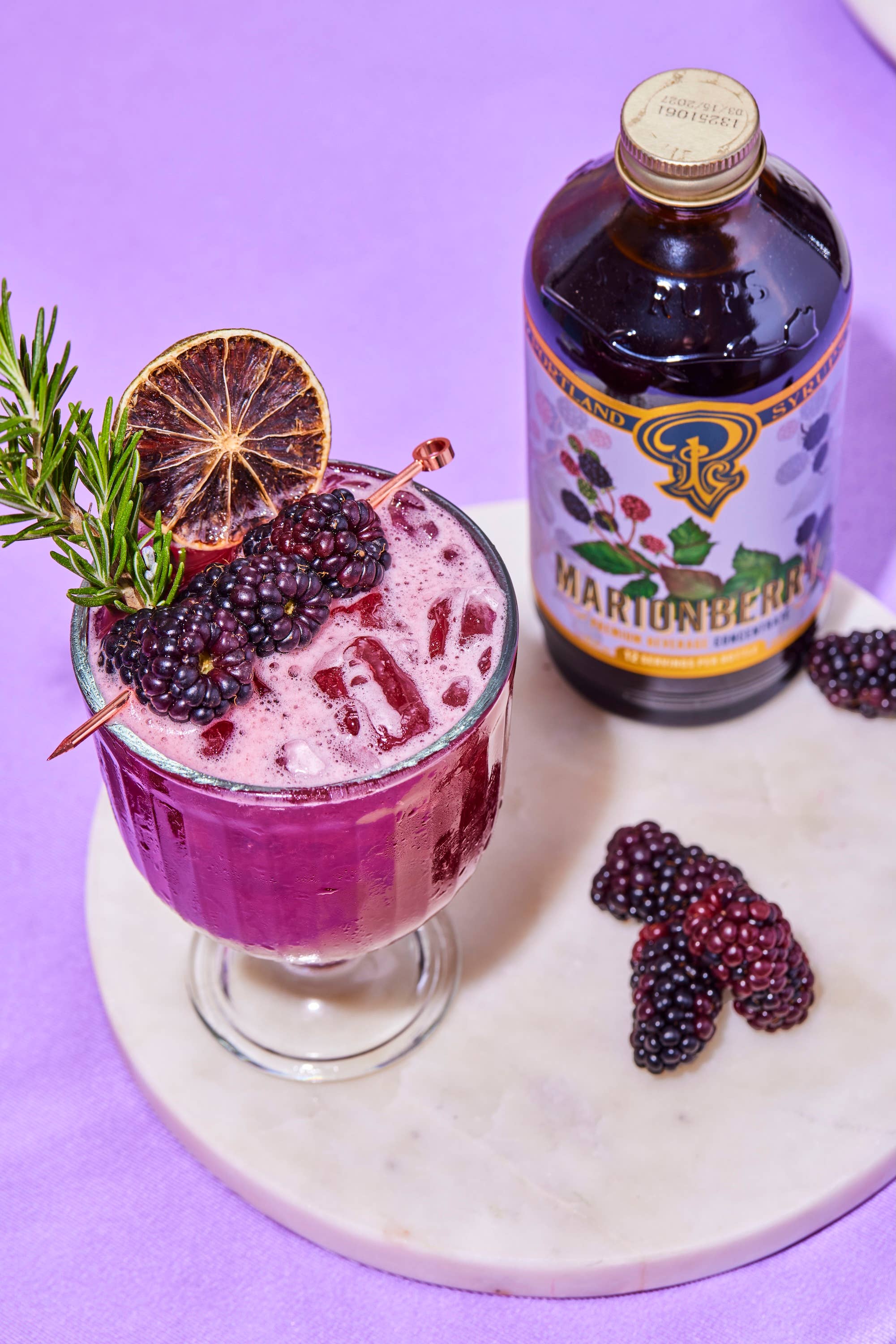 Portland Syrups – Großhandel Cocktailmischung/-sirup – Marionberry Sirup 12oz - Cocktail/Mocktail Getränkemixer6