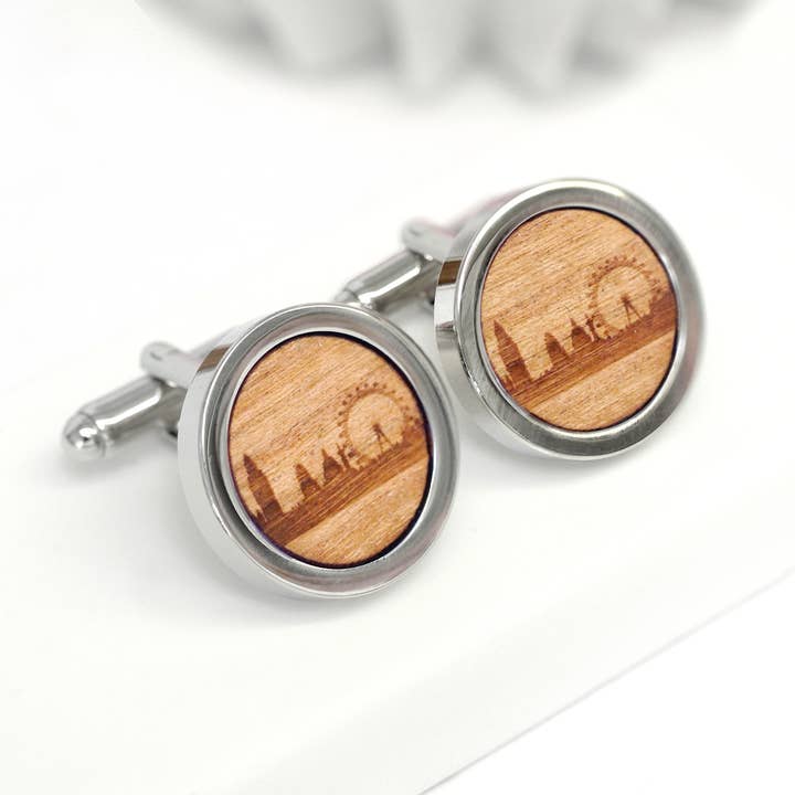 London Skyline Bezel Cufflinks for wholesale by Joanna Emily