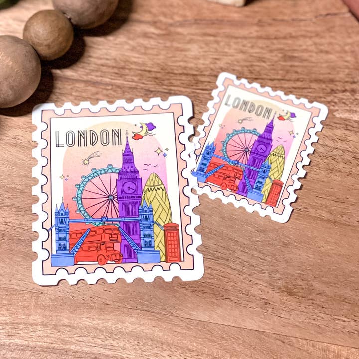 London Sticker voor wholesale door Atelier Nazli Brush