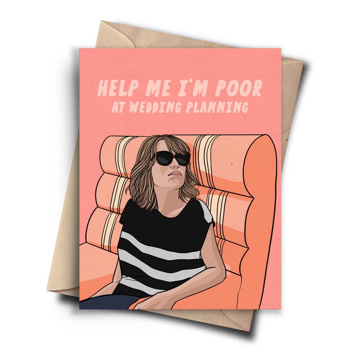 Funny Be My Bridesmaid Card - Divertente biglietto per festa di matrimonio per la vendita all'ingrosso da parte di Pop Cult Paper