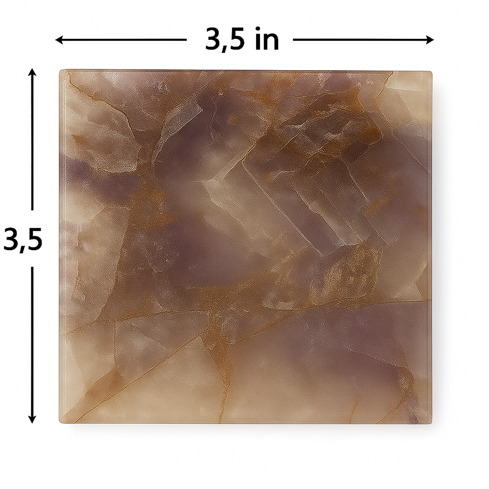 Serein Wellness – Engroshandel Bordskånere – Amethyst Coasters Lilla Krystal Sæt med 4 Stk1