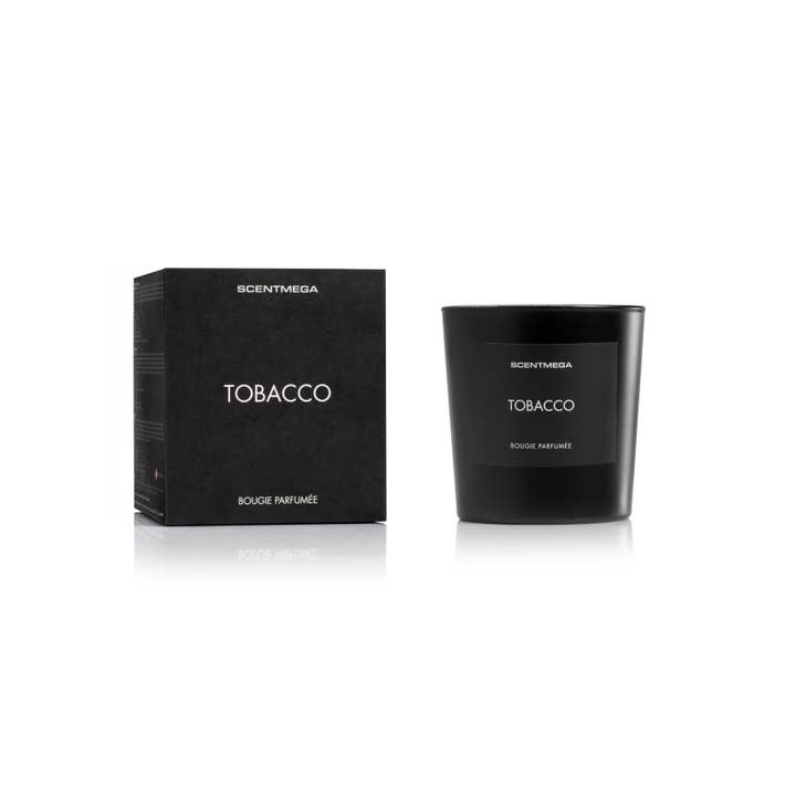 TOBACCO SOY WAX CANDLE for wholesale by SCENTMEGA