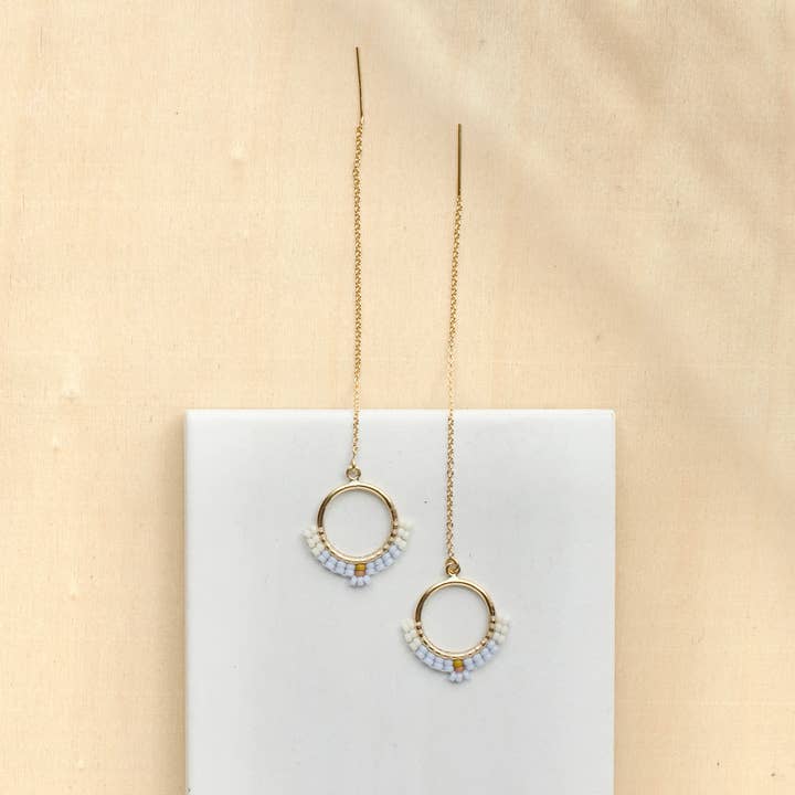 Deco Circle Threaders for wholesale by WOVEN WYLD