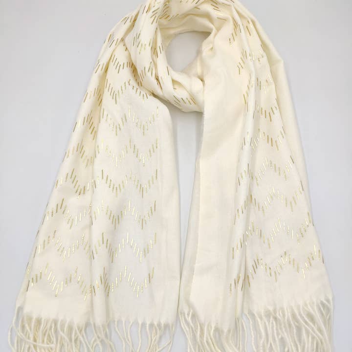 Charmant - Wholesale Scarf - Women's - Zigzag printed scarf4