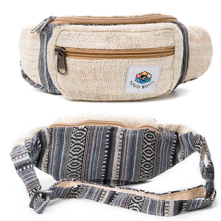 Hemp Fanny Pack - Bodhi Storm for wholesale by Yogo Boho