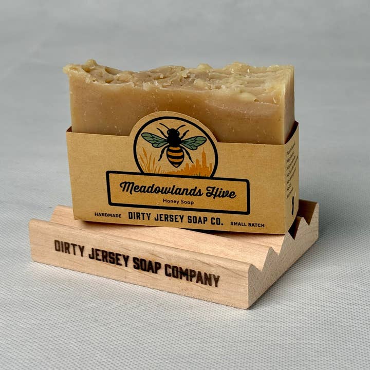 Meadowlands Hive Soap for wholesale by Dirty Jersey Soap Company