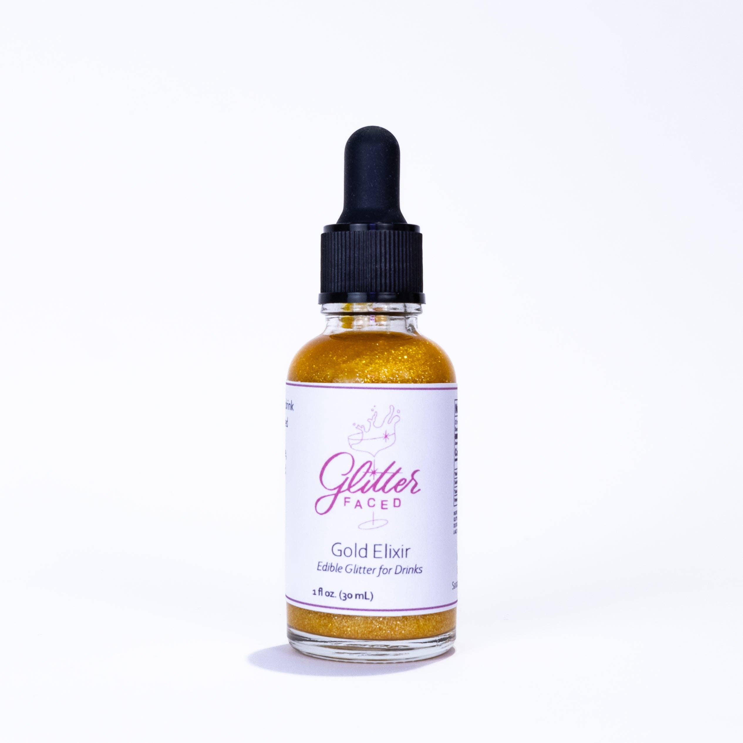 Glitter Faced - Wholesale Cocktail Mix/Syrup - Gold - Edible Glitter For Drinks1