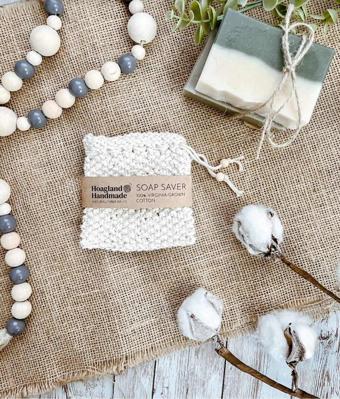 Wicked Bubbles LLC - Wholesale Loofah - Virginia Grown Cotton - Soap Saver4