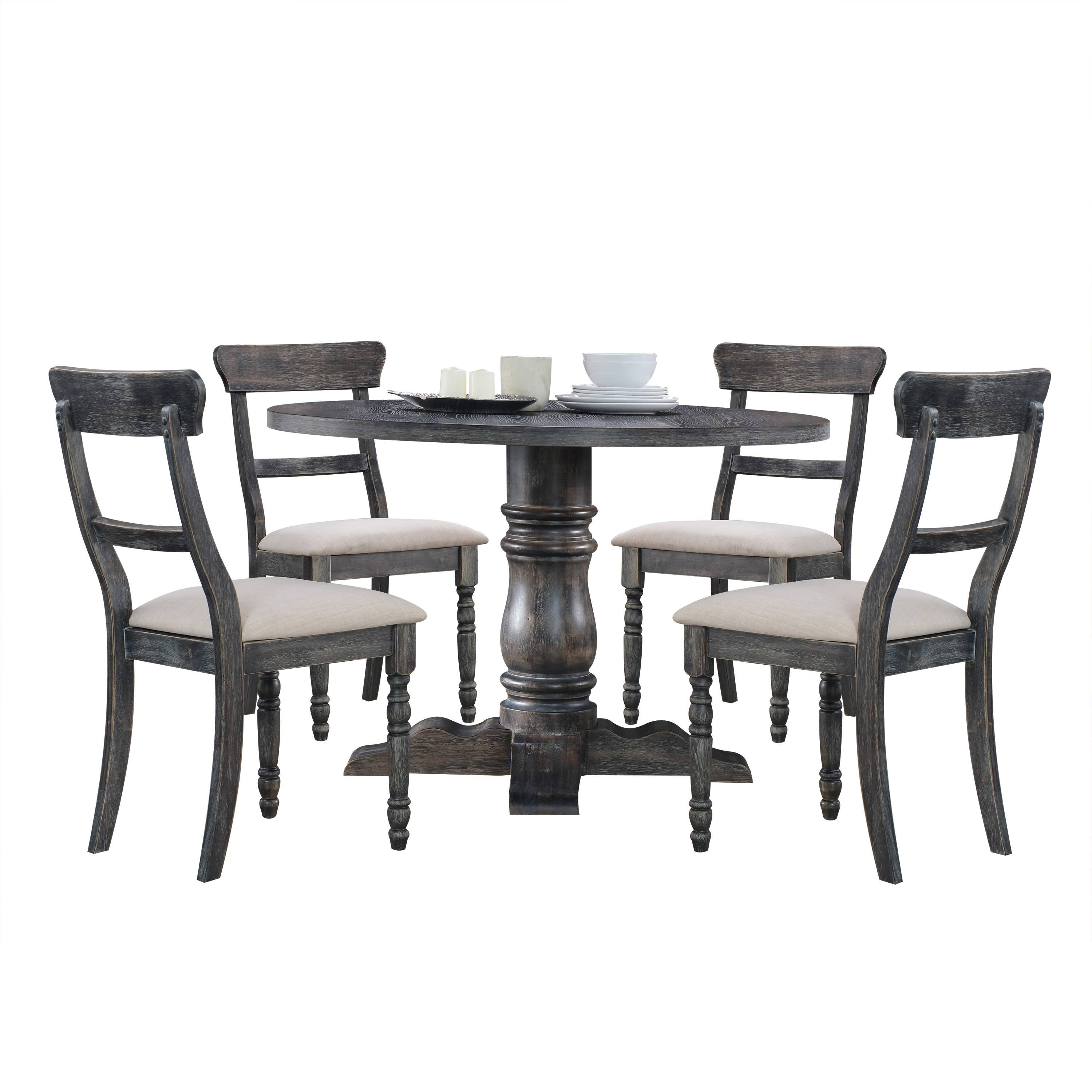 Acme Furniture Industry, Inc. - Wholesale Side Table - Leventis Dining Table w/Pedestal 746401