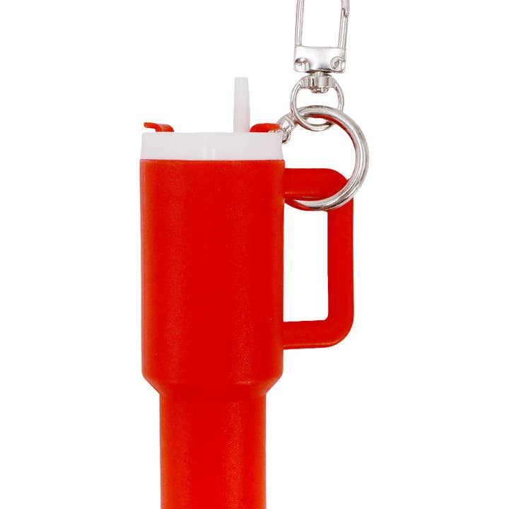 ASSORTED Colorful Mini Matte Tumbler Cup Key Chain for wholesale on Faire8