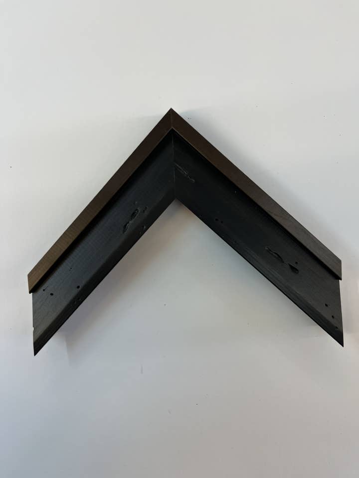 911600 Rustik massivträ 1-3/4-tums ram med kolgrå panel för wholesale av West Coast Frames LLC