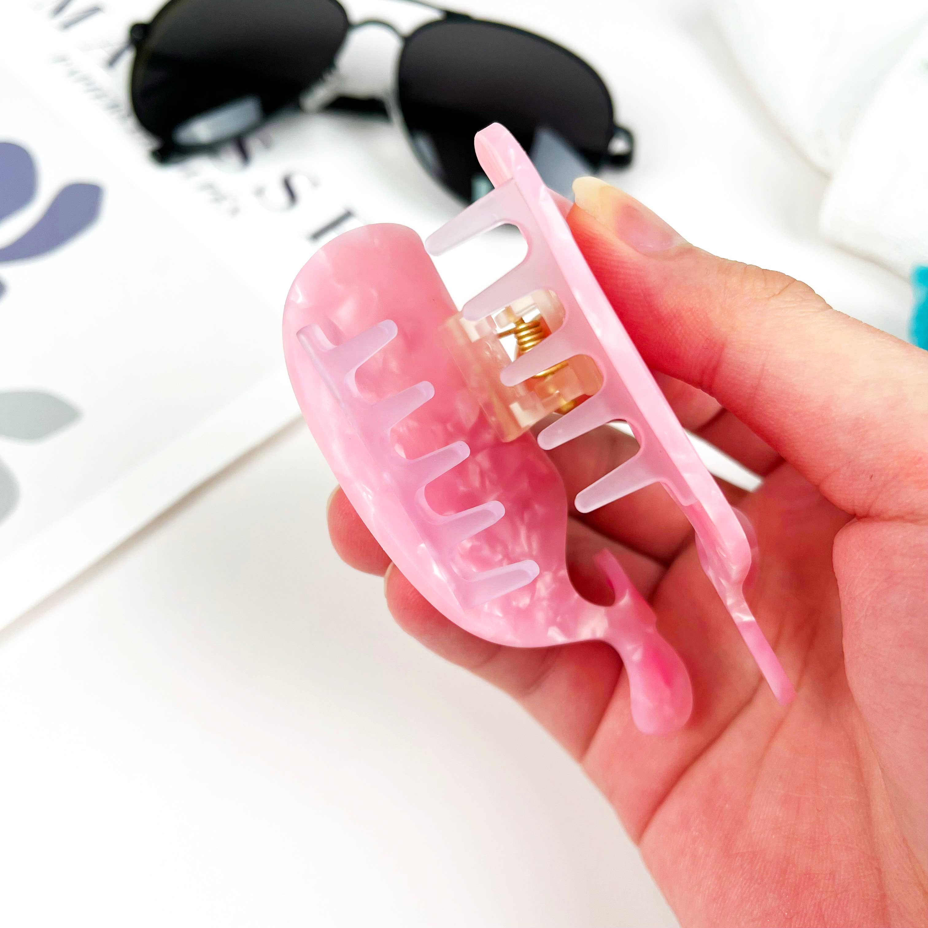 TheDivaSoap - Wholesale Haarclip - Dames - Haarclip van acetaat voor walvisschildpadden, matte klauwclip voor zeedieren5