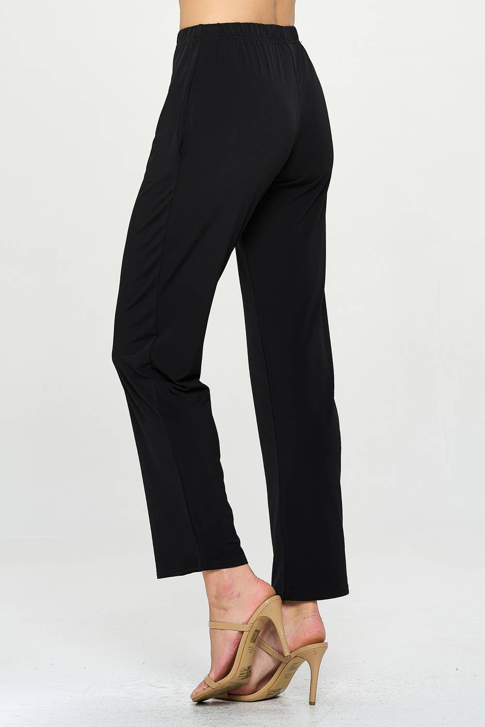 Black HIT Straight Pocket Trouser-5044HT-ARS1-K for wholesale on Faire4