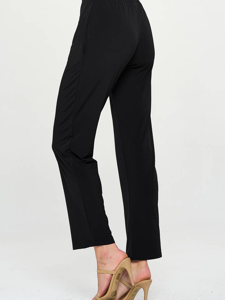 Black HIT Straight Pocket Trouser-5044HT-ARS1-K for wholesale on Faire4