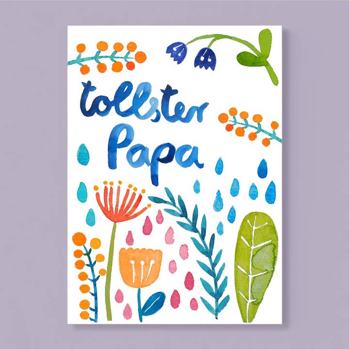 Postkort *Bedste Far* (VE=10) for engroshandel hos Frau Ottilie