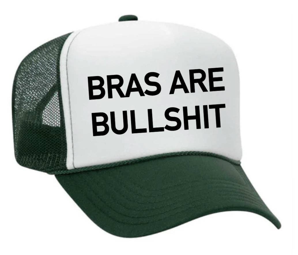 Inappropriate Trucker Hats - Wholesale Trucker Hat - Women's - Bras Are Bullshit Trucker Hat29