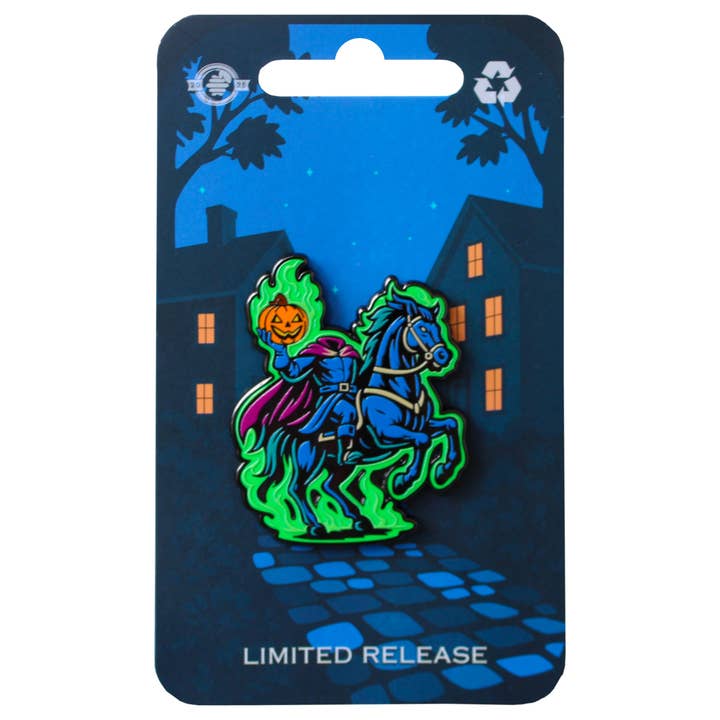 Headless Horseman Enamel Pin - Legend of Sleepy Hollow for wholesale by Pin Hive LLC