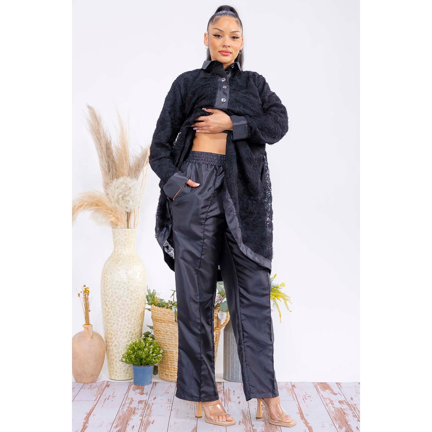 DORCAS - Wholesale Top & Pant Set (NOT Loungewear) - Women's - Plus Size Two Piece Tunic Top and Pant Set12