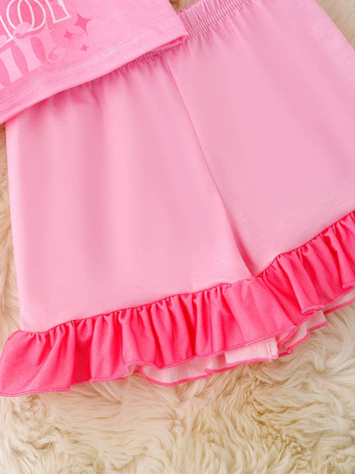 Kids Charm Online - Wholesale Top & Pant Set - Kids - Pink Tayl*r Sw*ft printed 2 piece set. OFG50607 SOL