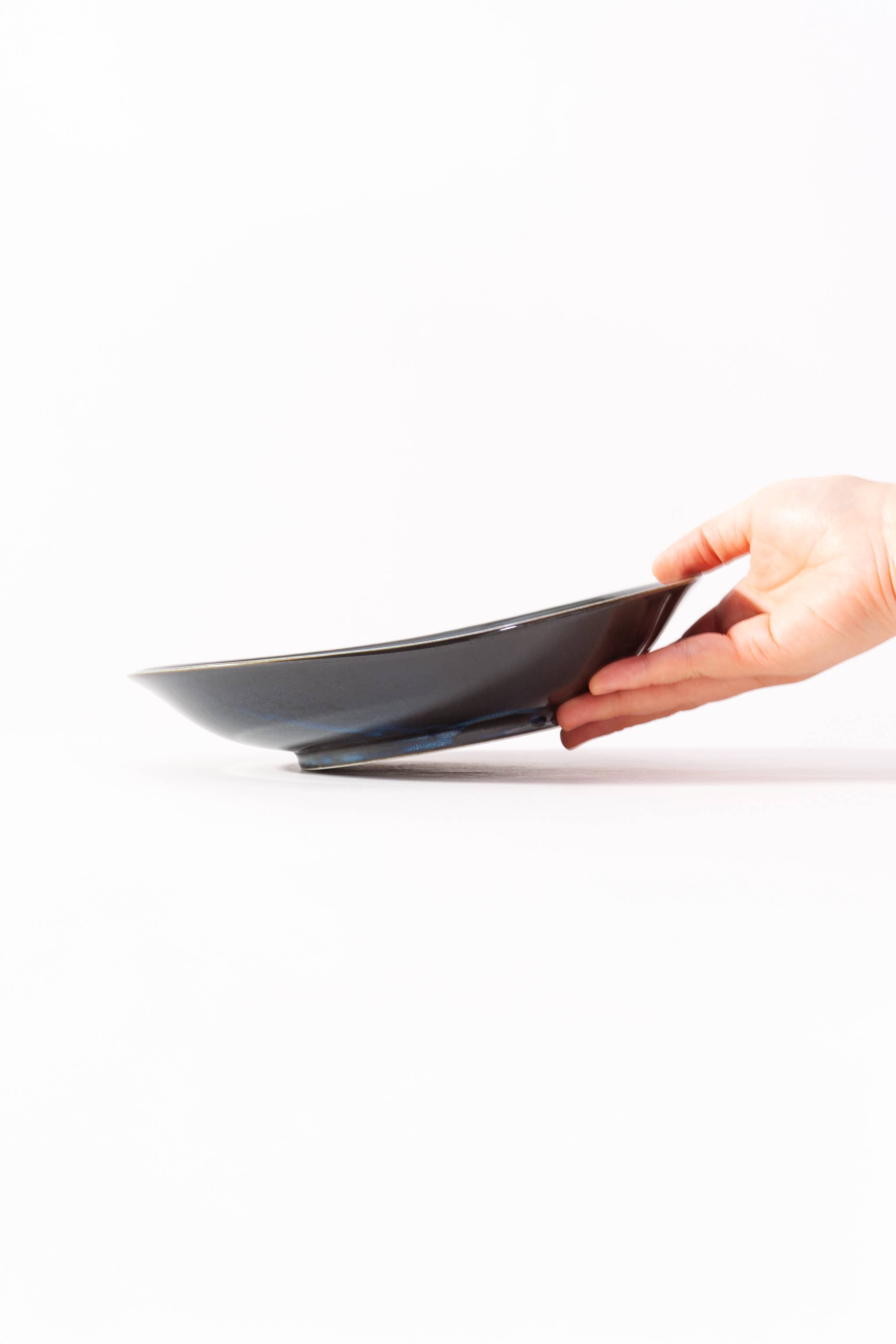 LAKOLE - Wholesale Serving Plate - Mino Ware Organic Serving Plate Medium3