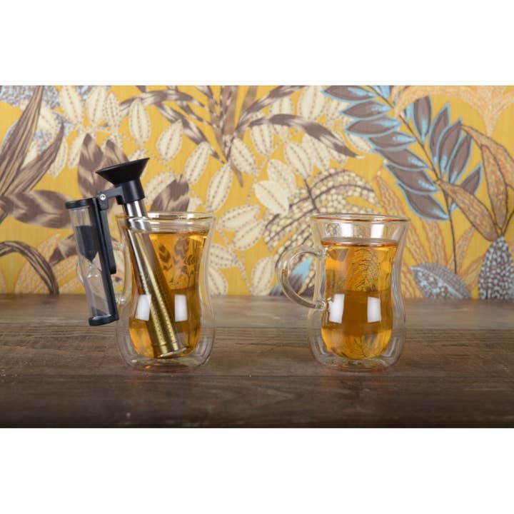 AULICA - Wholesale Tea Strainer/Infuser - Pass black timer tea2