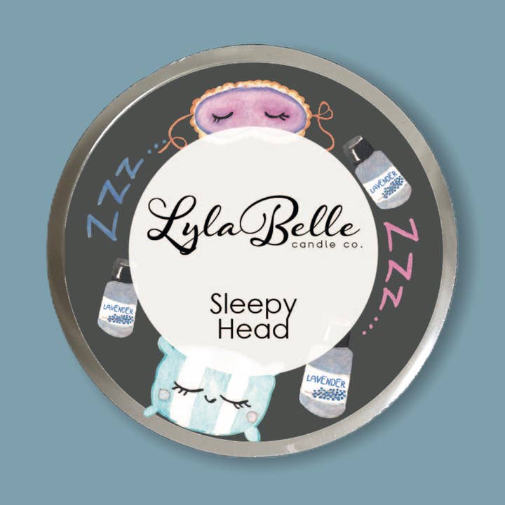Søvnig hoved voks smeltepotte for engroshandel hos Lyla Belle Candle Co.