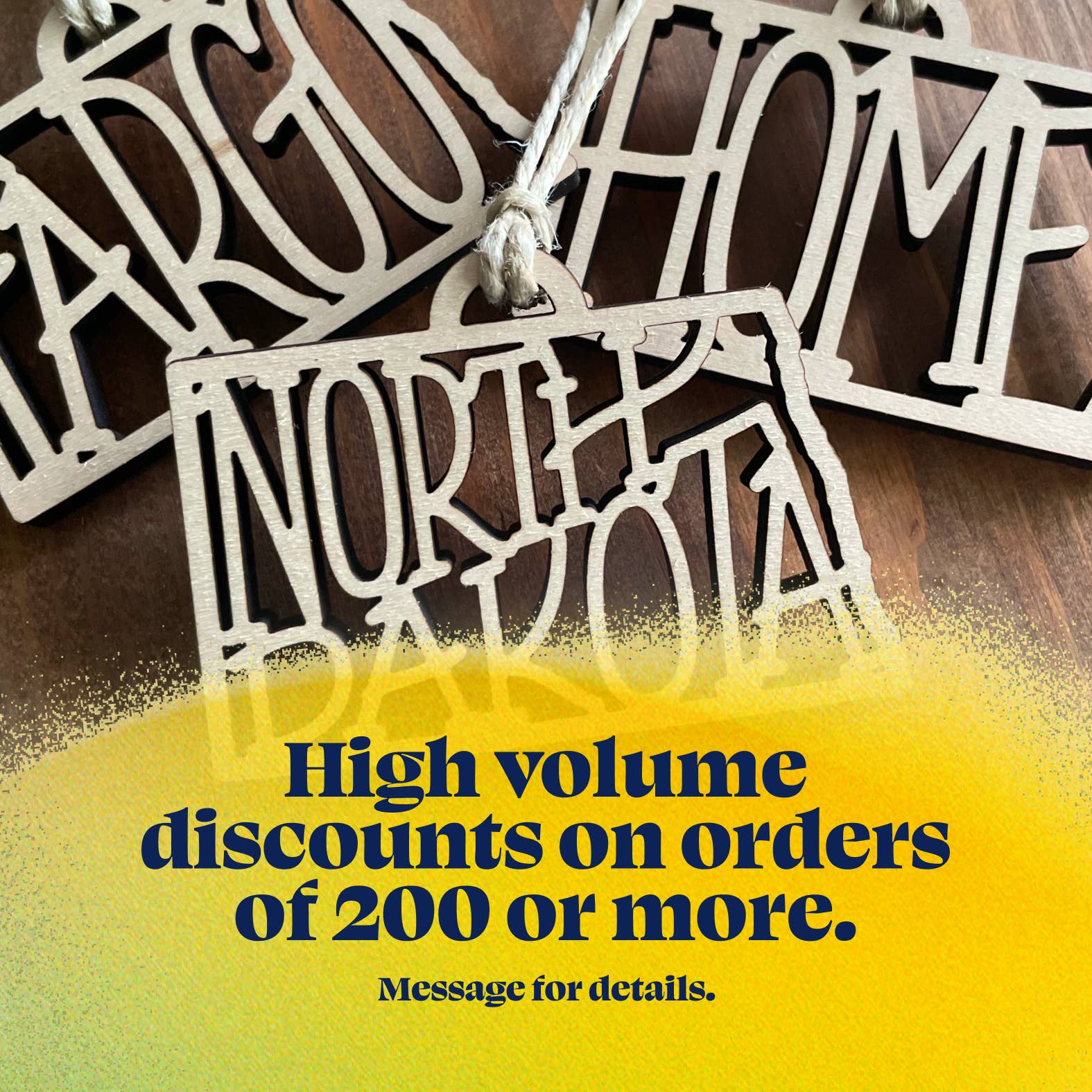 Made by One32 - Wholesale Ornament - North Dakota Ornament2